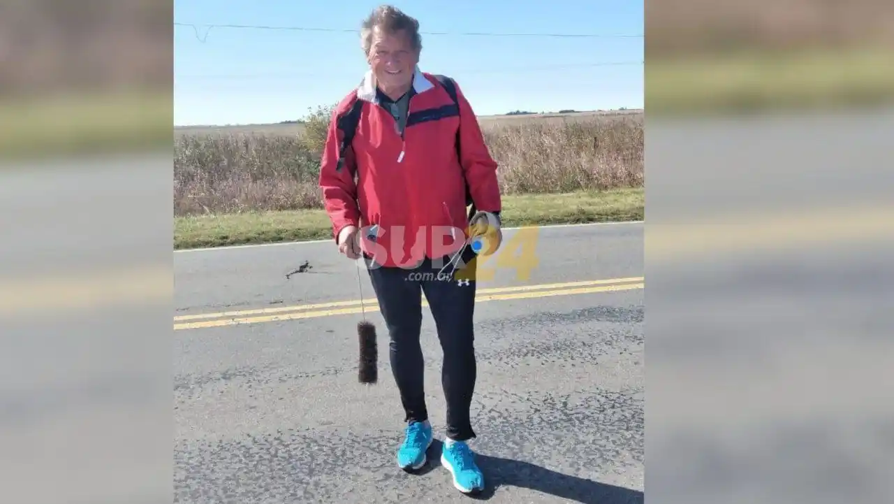 De Córdoba a Wheelwright caminando para festejar su cumpleaños 70