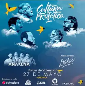 Anakena abrirá el concierto. Foto Instagram