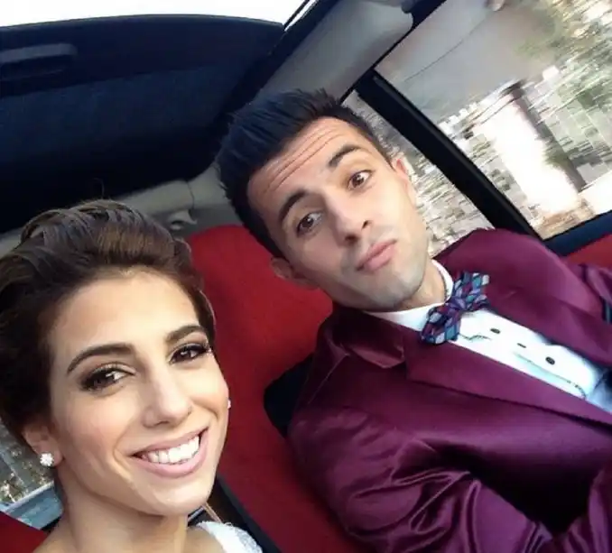 Cinthia Fernández y Matías Defederico se casaron por civil