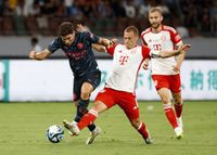 Con Alvarez y Perrone, el City venció a Bayern Munich