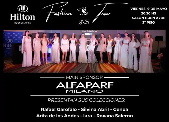 Todo listo para el Fashion Tour 2025 en el Hilton de Buenos Aires