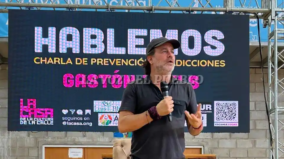 Gastón Pauls, este lunes 13 de abril en el Polideportivo