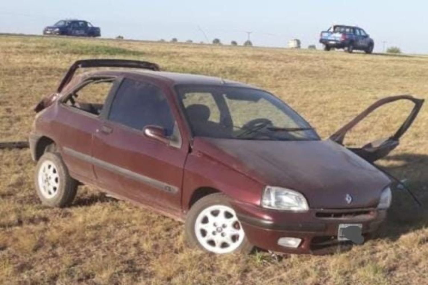 Un automóvil volcó en la Autopista Rosario-Córdoba y hay un muerto