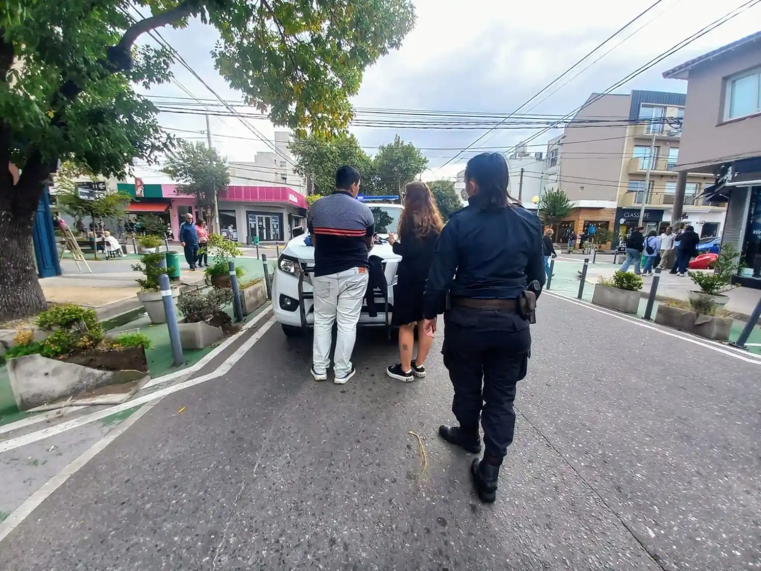 Alvarado y Güemes, donde quisieron cometer el ilícito.