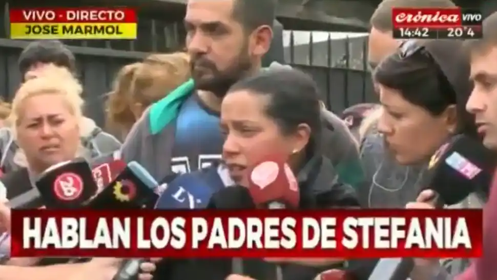 Se desmayó en medio de una entrevista la mamá de la nena de 9 años asesinada