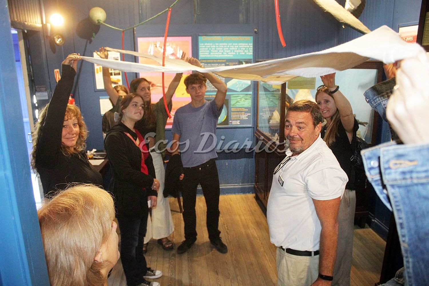 Recorrido. Guía el responsable del museo de Quequén, Luis Nogueira