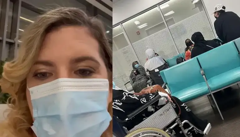 Dominique Metzger mostró cómo son los hospitales en Qatar: "Todas mujeres"