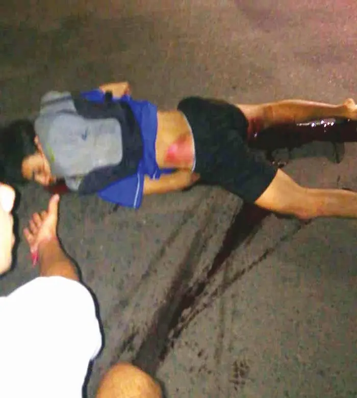 Fuerte accidente de tránsito
