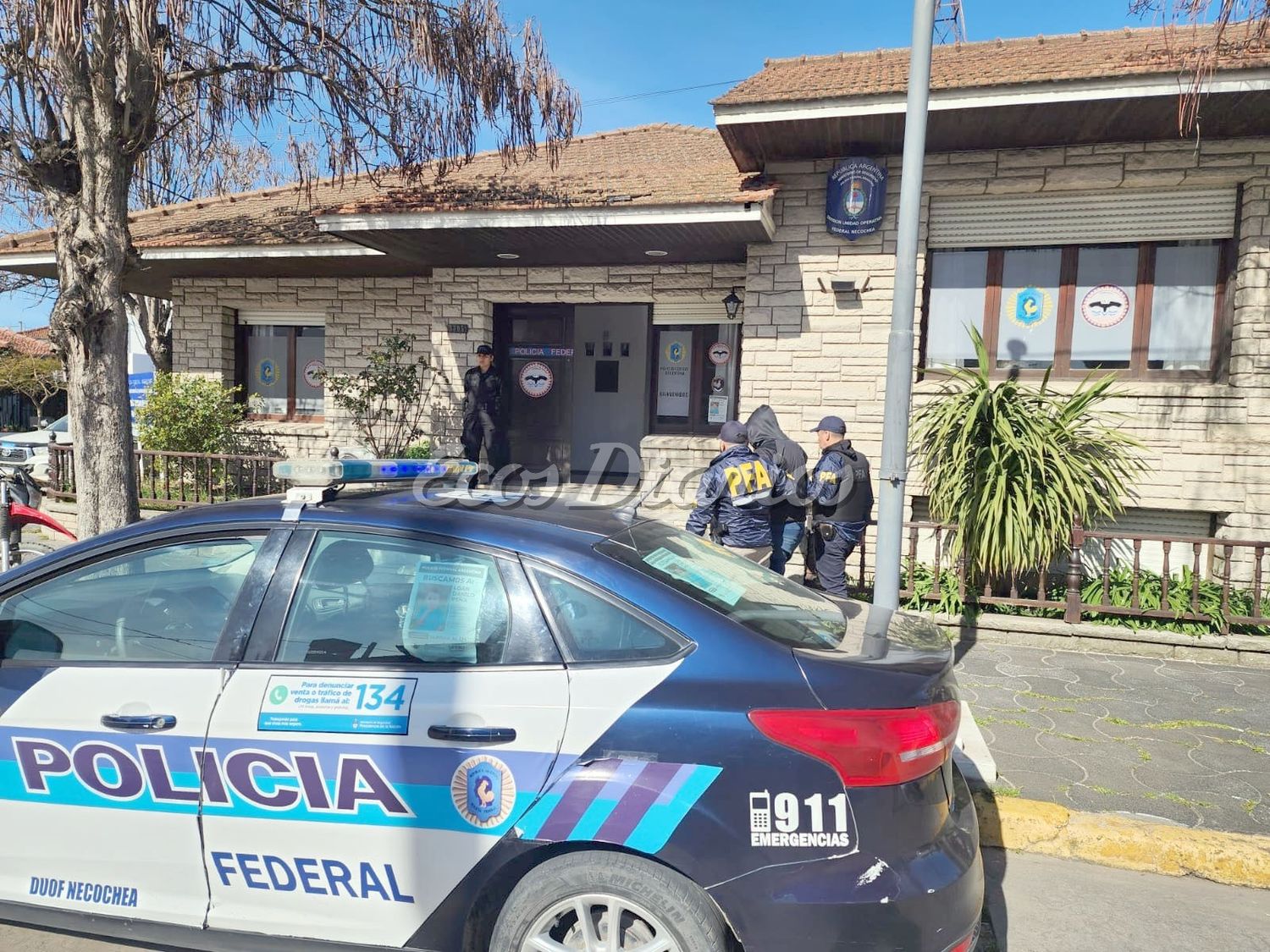 En una celda de la dependencia de calles 32 y 67, permanece la mujer detenida