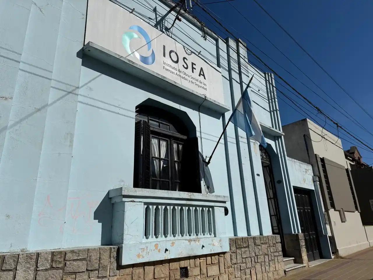 La delegación local de Iosfa, que cuenta con 3600 afiliados en la ciudad.