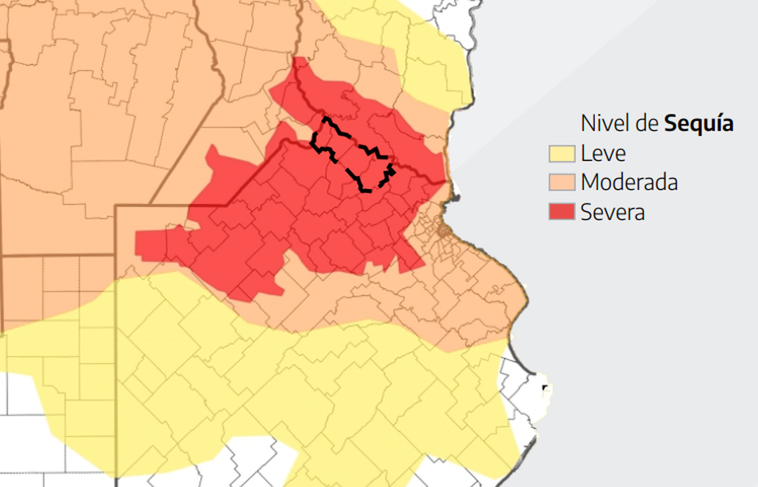 Sequía "severa": Un informe revela que son 44 los municipios bonaerenses más afectados 