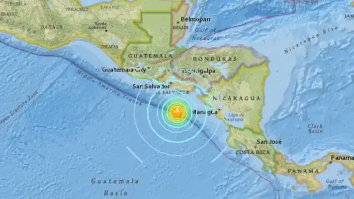 DESCARTAN ALERTA DE TSUNAMI: terremoto de 6,5 sacude la costa oeste de Nicaragua