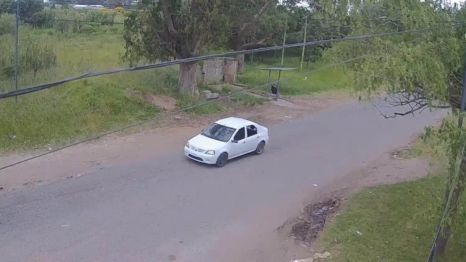 El accionar de los malvivientes se pudo detectar a través de las cámaras del COM.