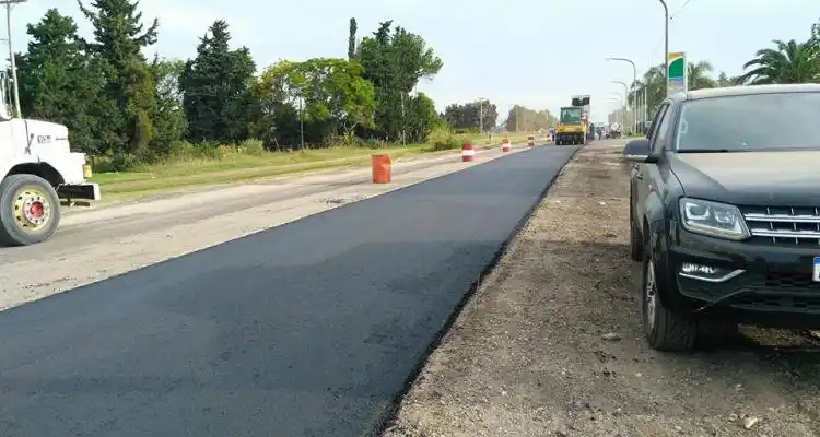 Comenzó la repavimentación de Crucero General Belgrano