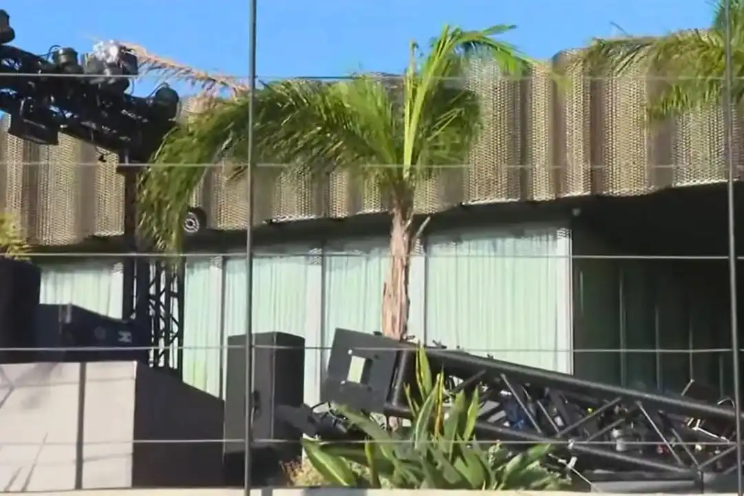 Derrumbe de un escenario en un boliche de Costanera