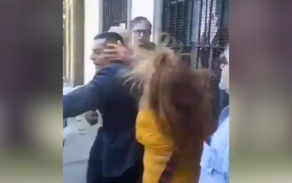Quilmes: Insultó y le dio un cachetazo a una manifestante durante una recorrida de campaña de Santilli