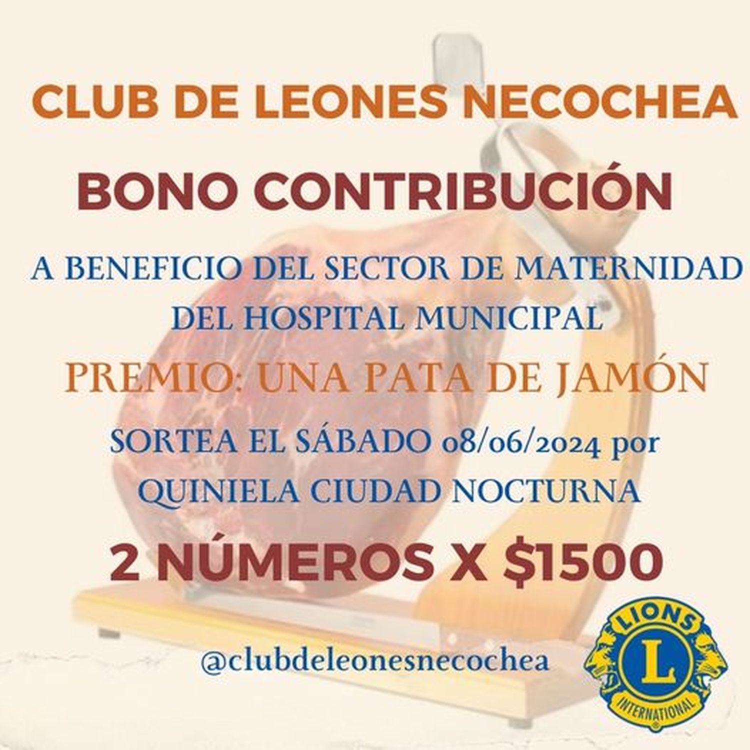 Bono de contribución. Segunda actividad.