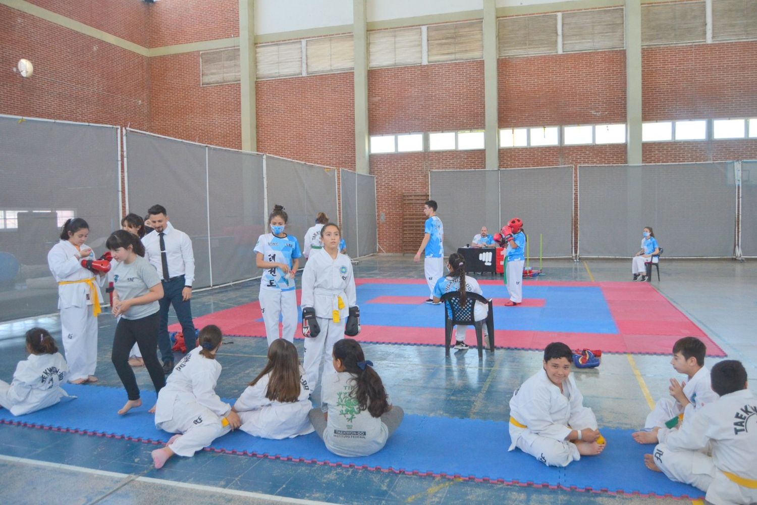 Se realizó una jornada deportiva de Taekwondo en el CEF Nº 2