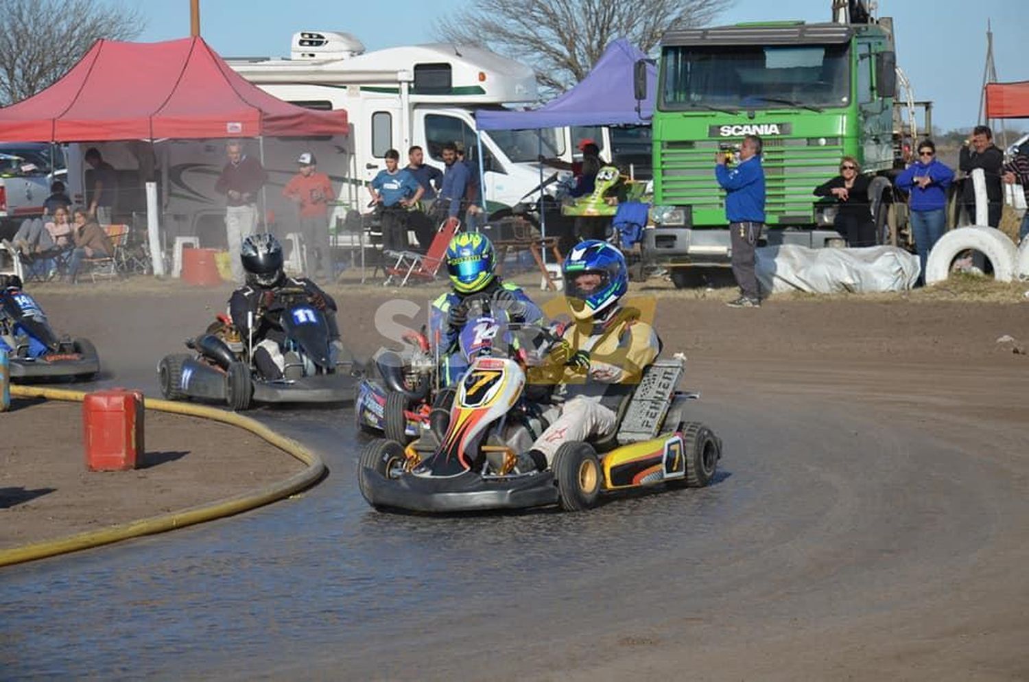 El Nuevo Karting del Sur dijo presente en Chovet con fecha doble