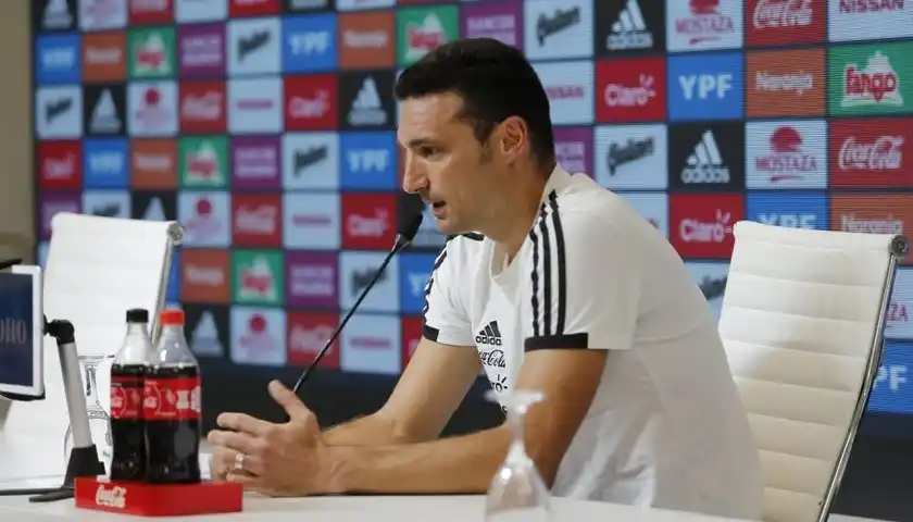 Scaloni presiente y desea el pronto regreso de Messi