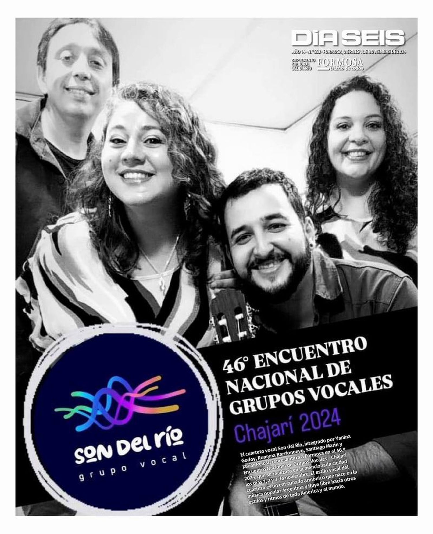 Son del Río, en el 46.º Encuentro 
Nacional de Grupos Vocales en Chajarí