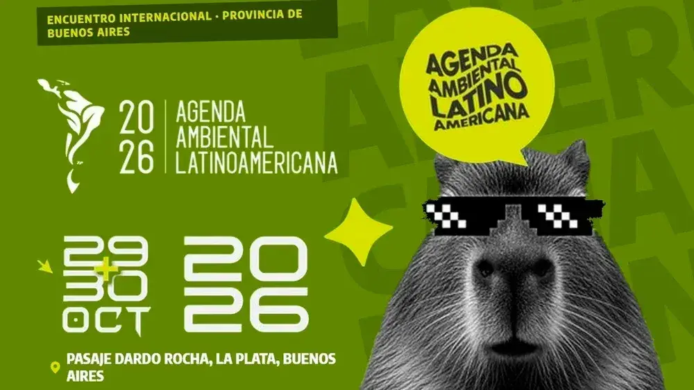 El encuentro ambientalista internacional se lleva a cabo en el Pasaje Dardo Rocha y el Teatro Argentino, en La Plata.