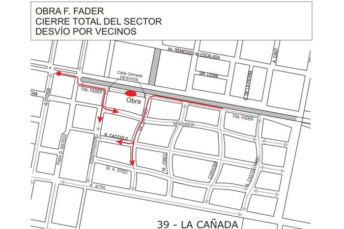 Plano del corte