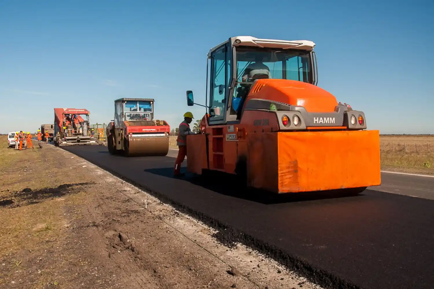 Los últimos detalles para finalizar la obra de rehabilitación de ruta 32