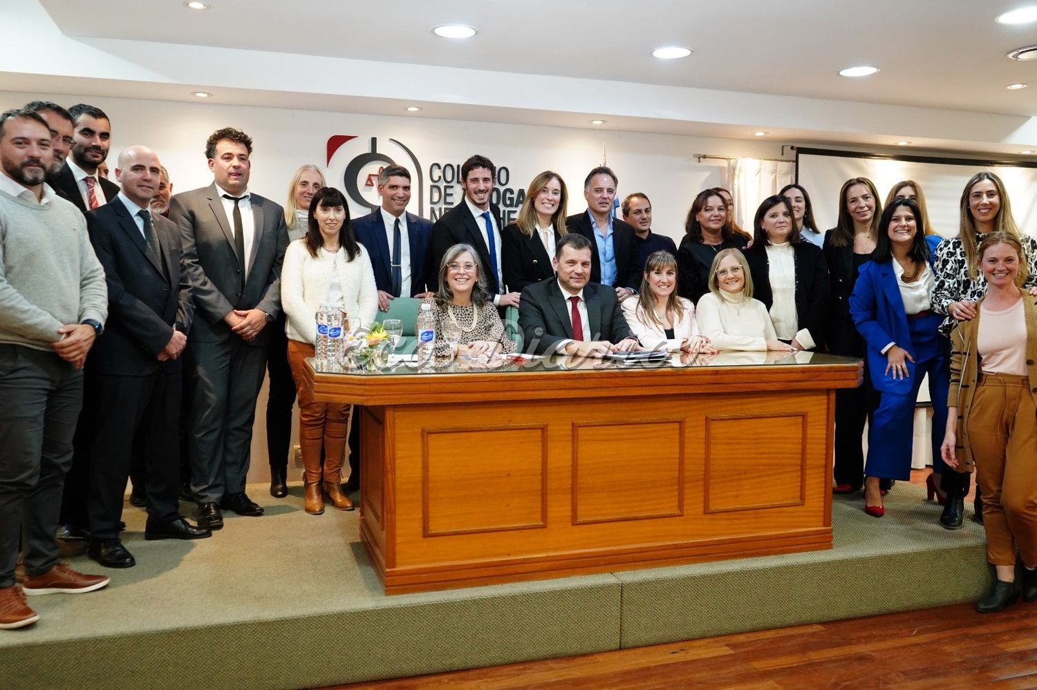 Nueva comisión. Integrantes del Colegio de Abogados Necochea