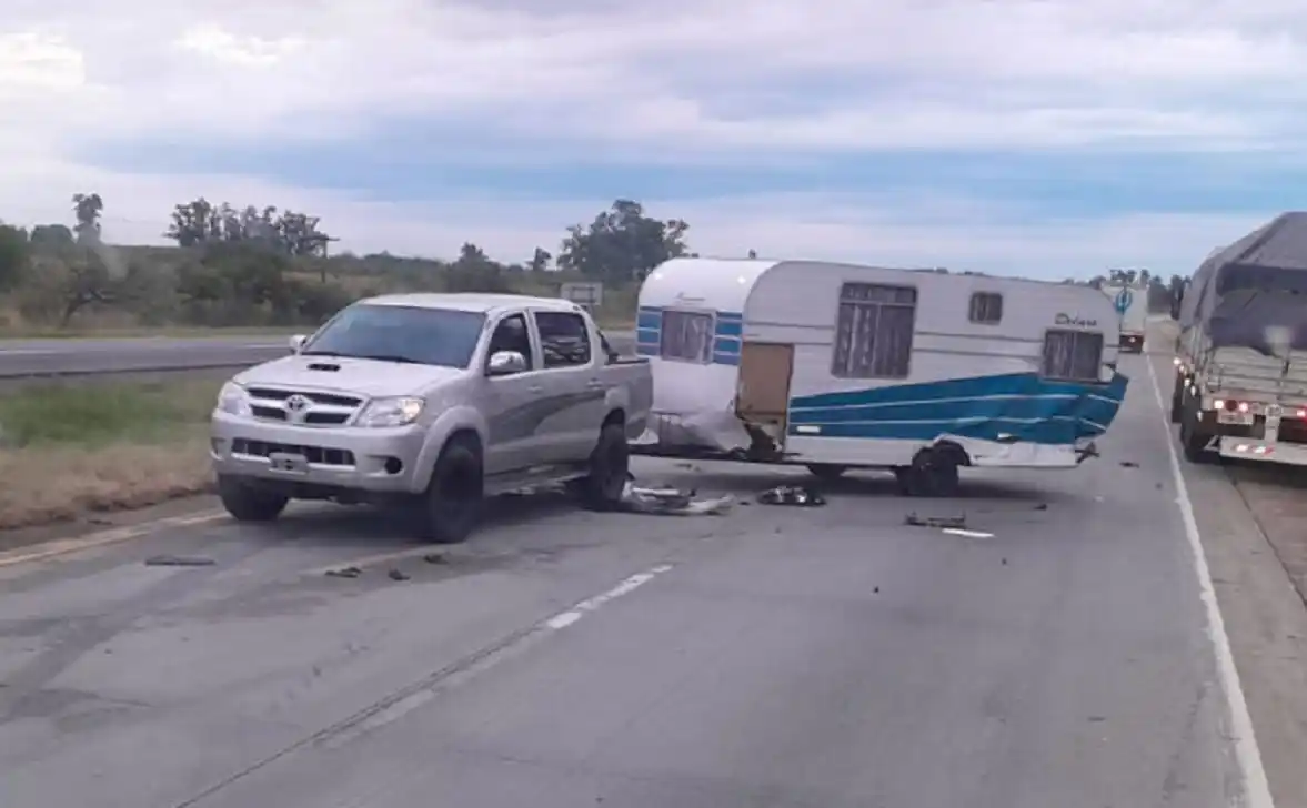 Violento choque en la Autovía 14: turistas de Buenos Aires estuvieron involucrados