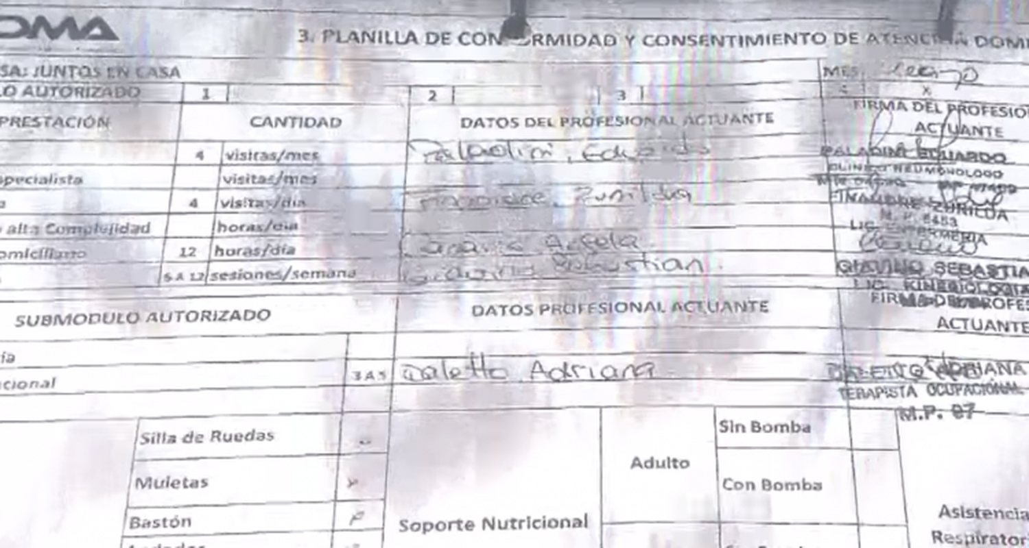 Investigan responsabilidad en las internaciones domiciliarias de IOMA