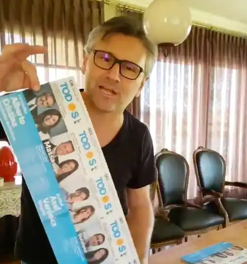 Di Palma filmó su voto: "Acordate quién te mintió en el 2015"