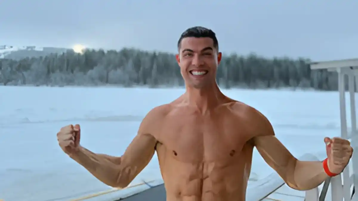Cristiano Ronaldo es fan del hielo para tener más rendimiento en el deporte