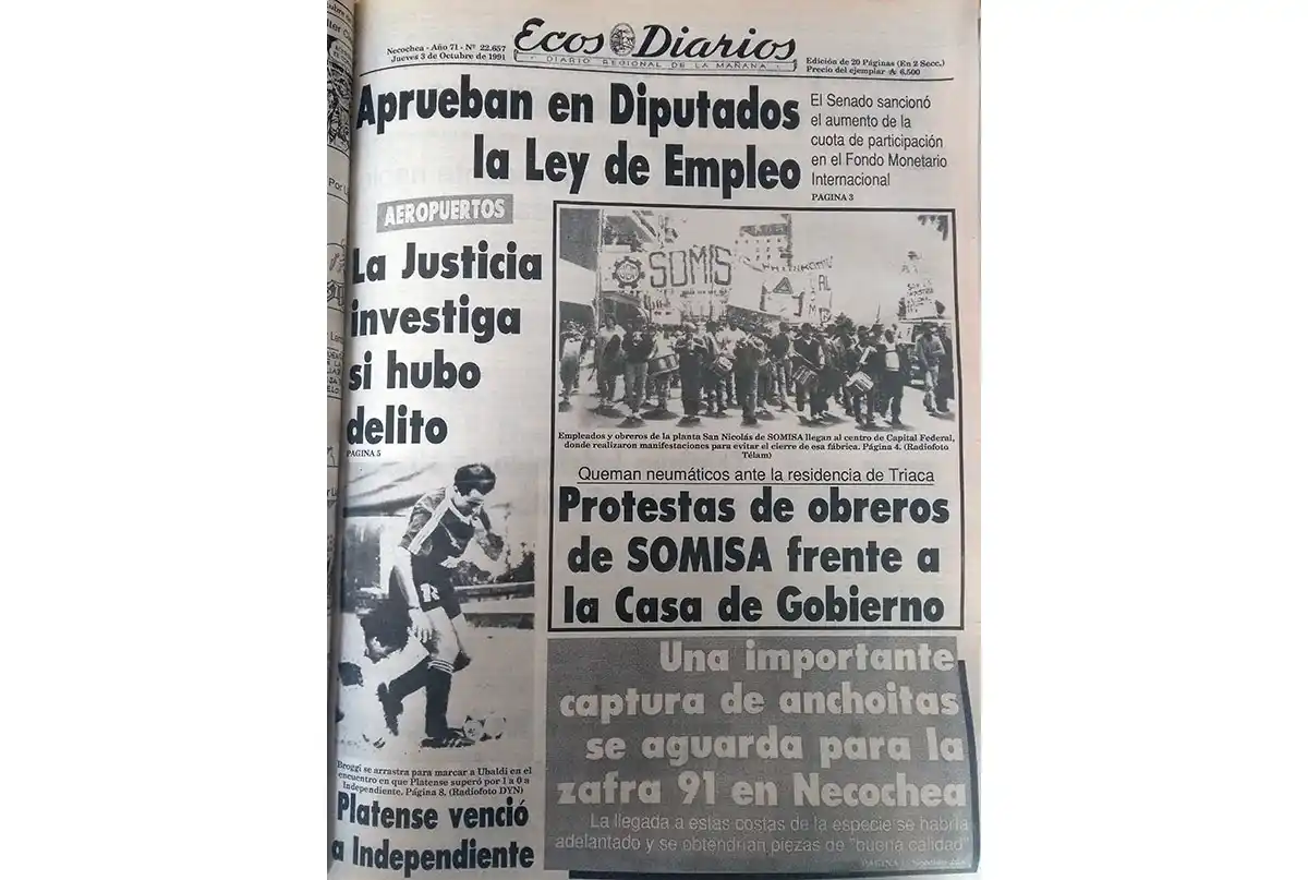 Jueves 3 de Octubre de 1991