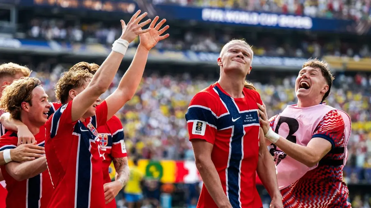 Haaland apareció en el final y Noruega dio el batacazo al eliminar a Brasil del Mundial