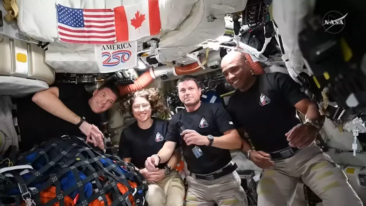 Finalizó la misión Artemis ll y los tripulantes responden preguntas en redes sociales. NASA - NA