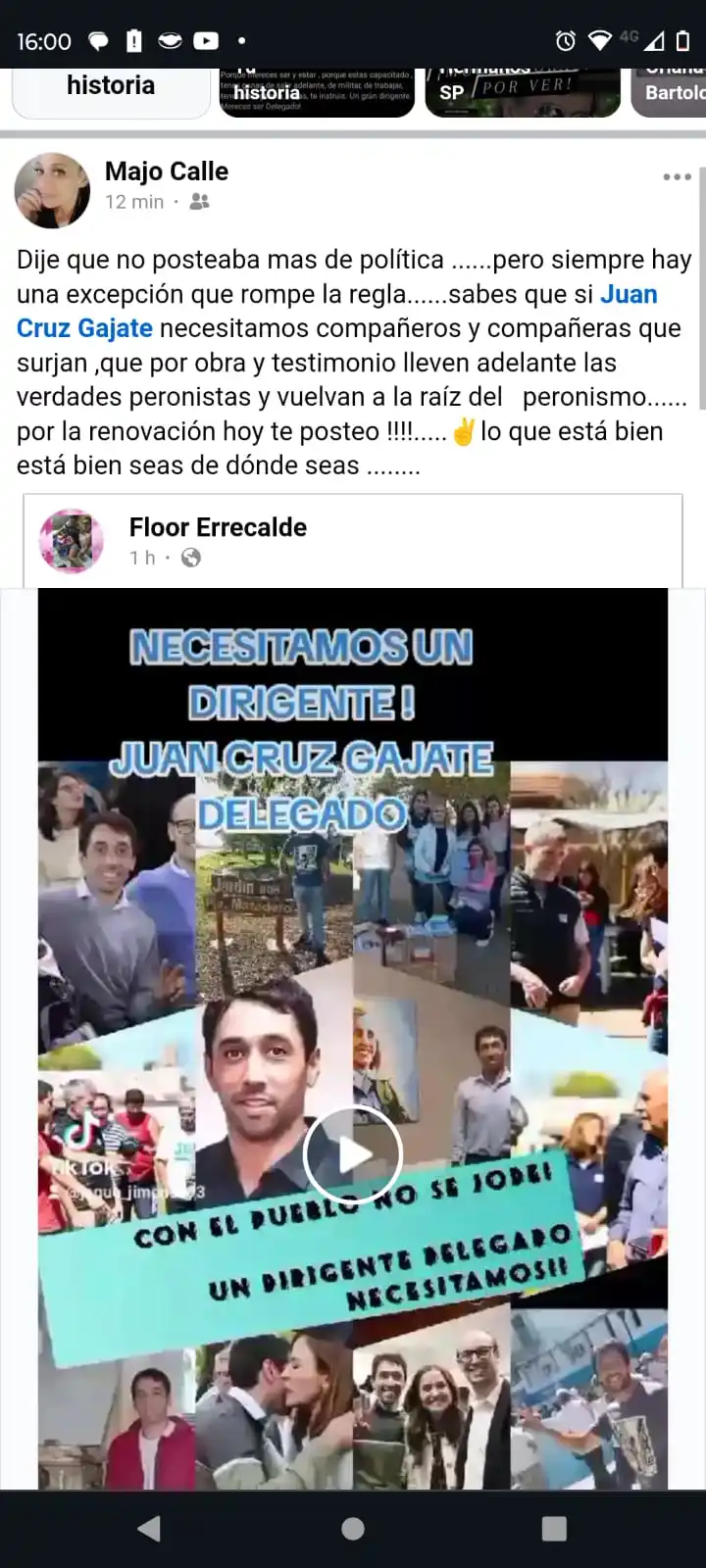 Posteos Juan Cruz Gajate