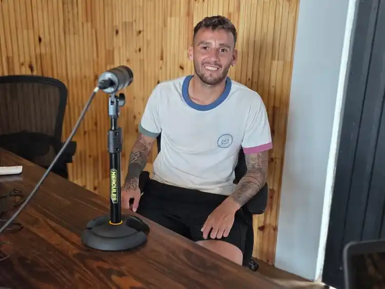 Renzo Tesuri: “Estoy de vacaciones, pero entreno todos los días para llegar bien a la pretemporada”