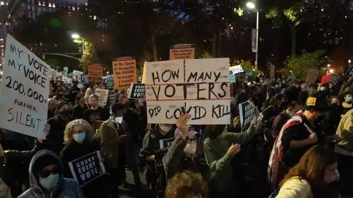 ÁNIMOS EXACERBADOS: detienen a 20 personas en Nueva York por protestar contra Donald Trump