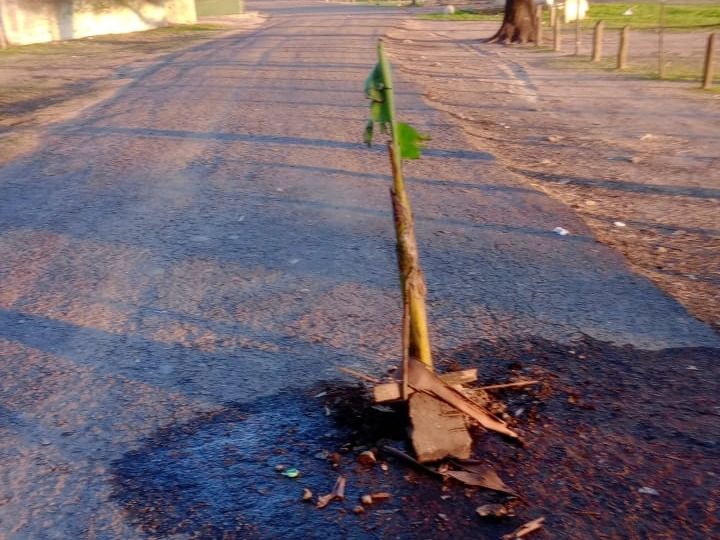 Pérdida de agua en el Paseo Público