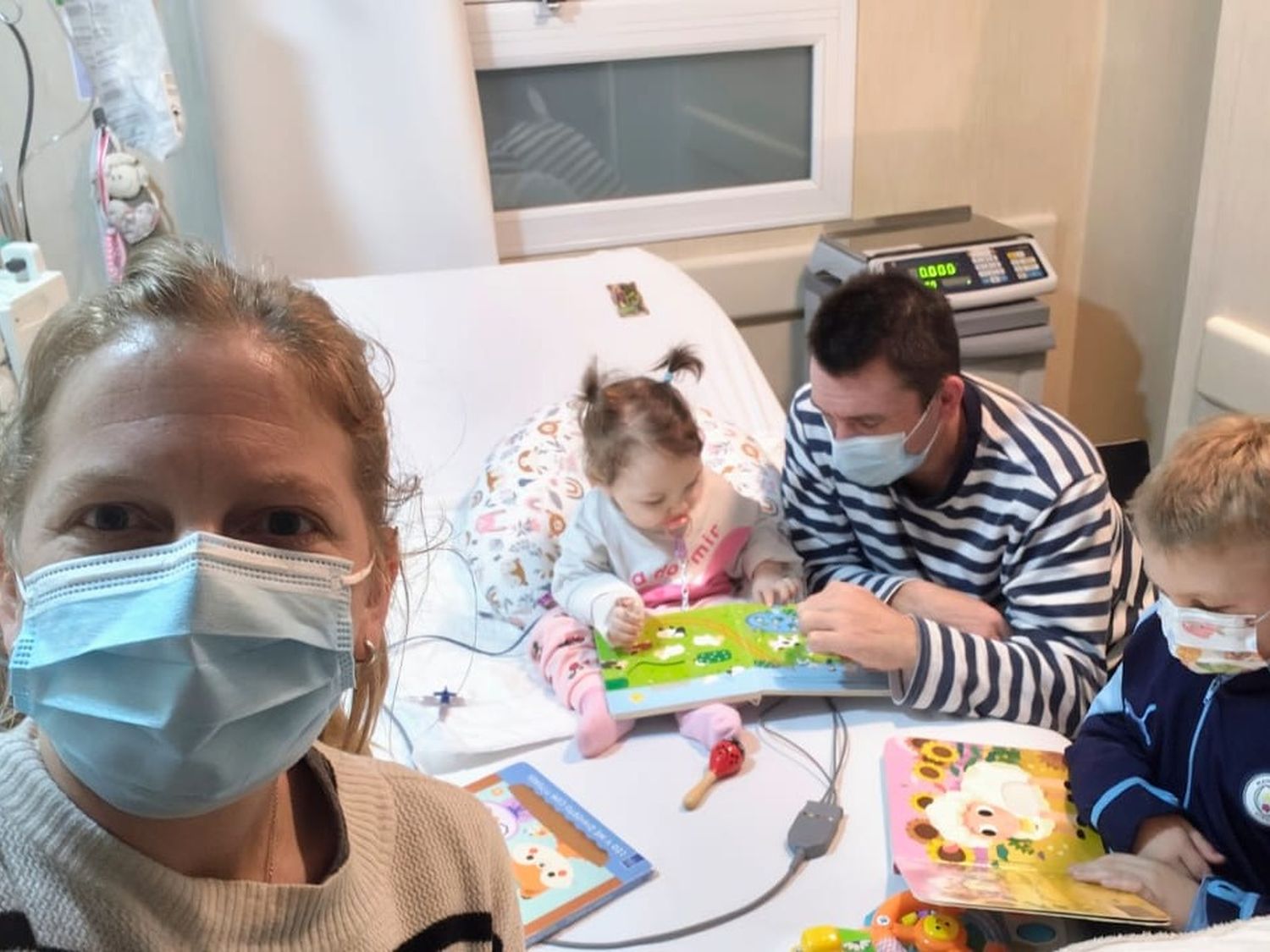 “Inés no deja de mostrar la fuerza que tiene”, contó Julia a un mes del trasplante de su hija