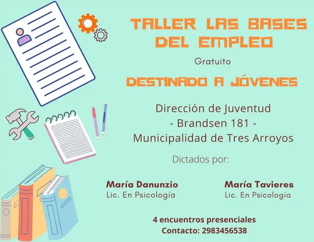 Anuncian el inicio del taller Las Bases del Empleo