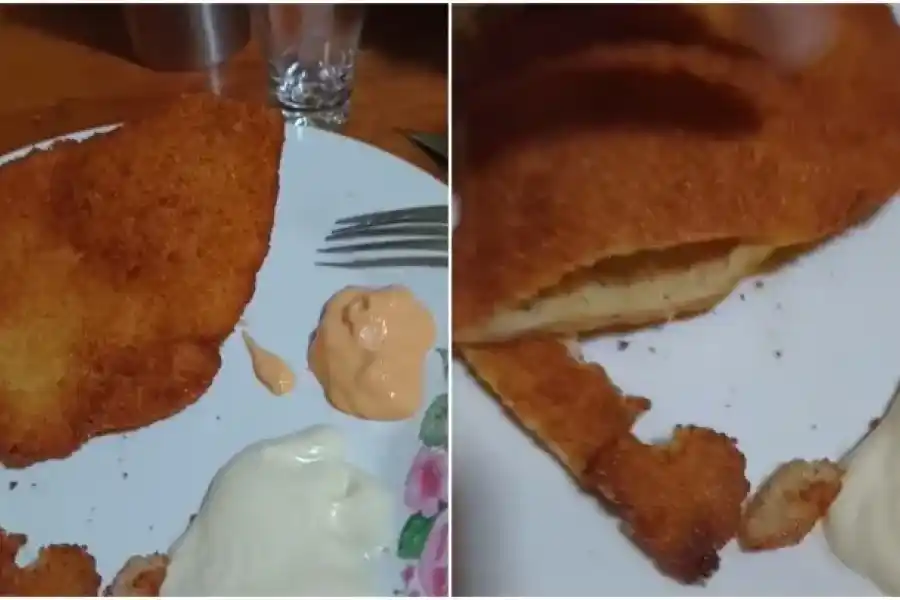 Preparó milanesas al horno, pero cuando las estaba por comer se llevó una desagradable sorpresa: “Te voy a agarrar”