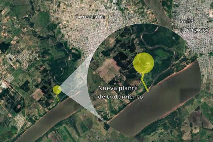 Construcción de la Planta de Efluentes Cloacales de Concordia