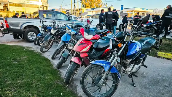 Refuerzan los operativos de seguridad: secuestraron 87 motos durante el fin de semana