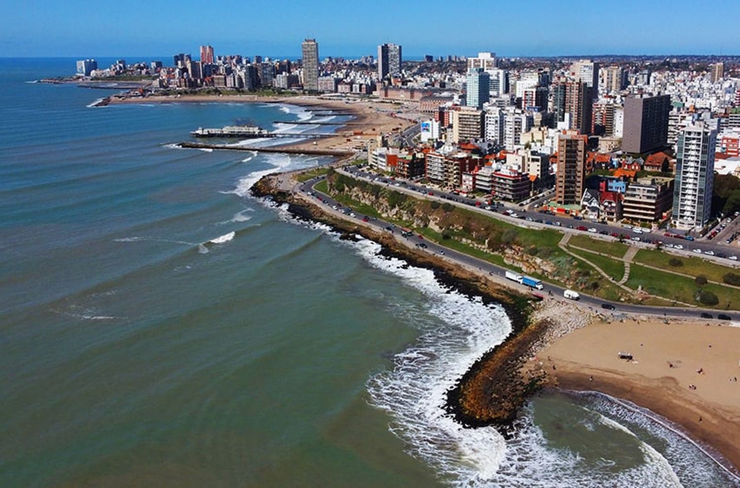 El sol toma protagonismo en Mar del Plata