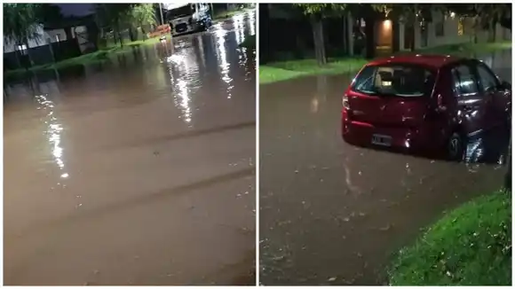 Videos impactantes: el temporal no da tregua en Chacabuco y ya hay evacuados por las inundaciones