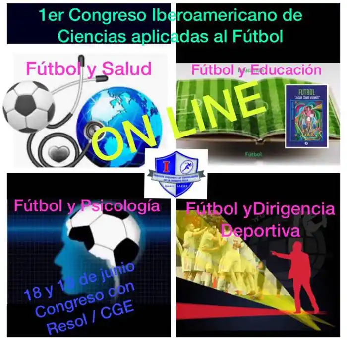 El 1er Congreso Iberoamericano de Ciencias Aplicadas al Fútbol se realizará en forma virtual