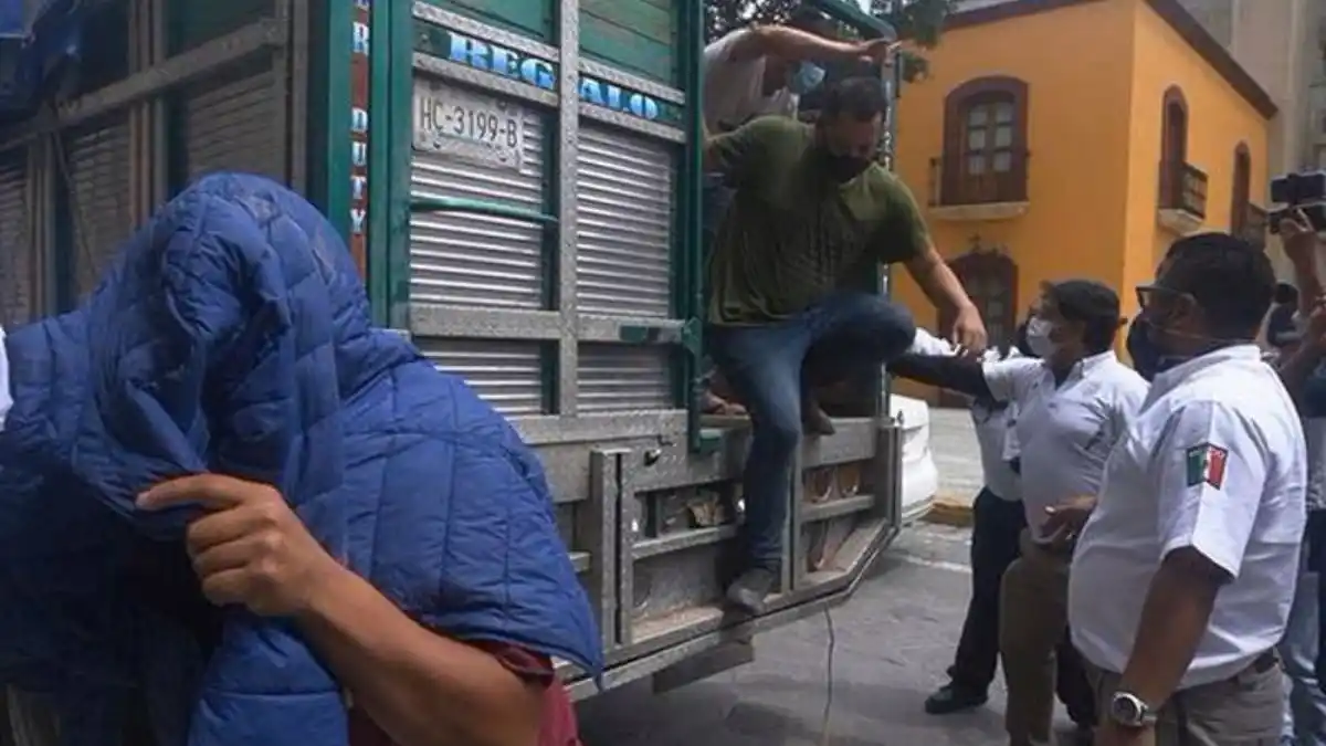 ¿LOS TENÍAN SECUESTRADOS? Autoridades mexicanas liberaron a 23 venezolanos