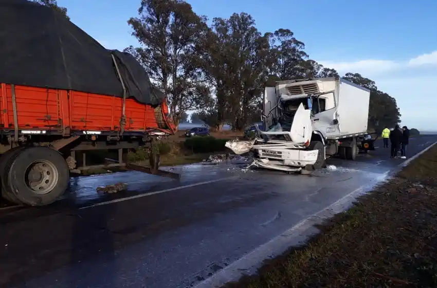 Un muerto en un choque múltiple en la Ruta 226